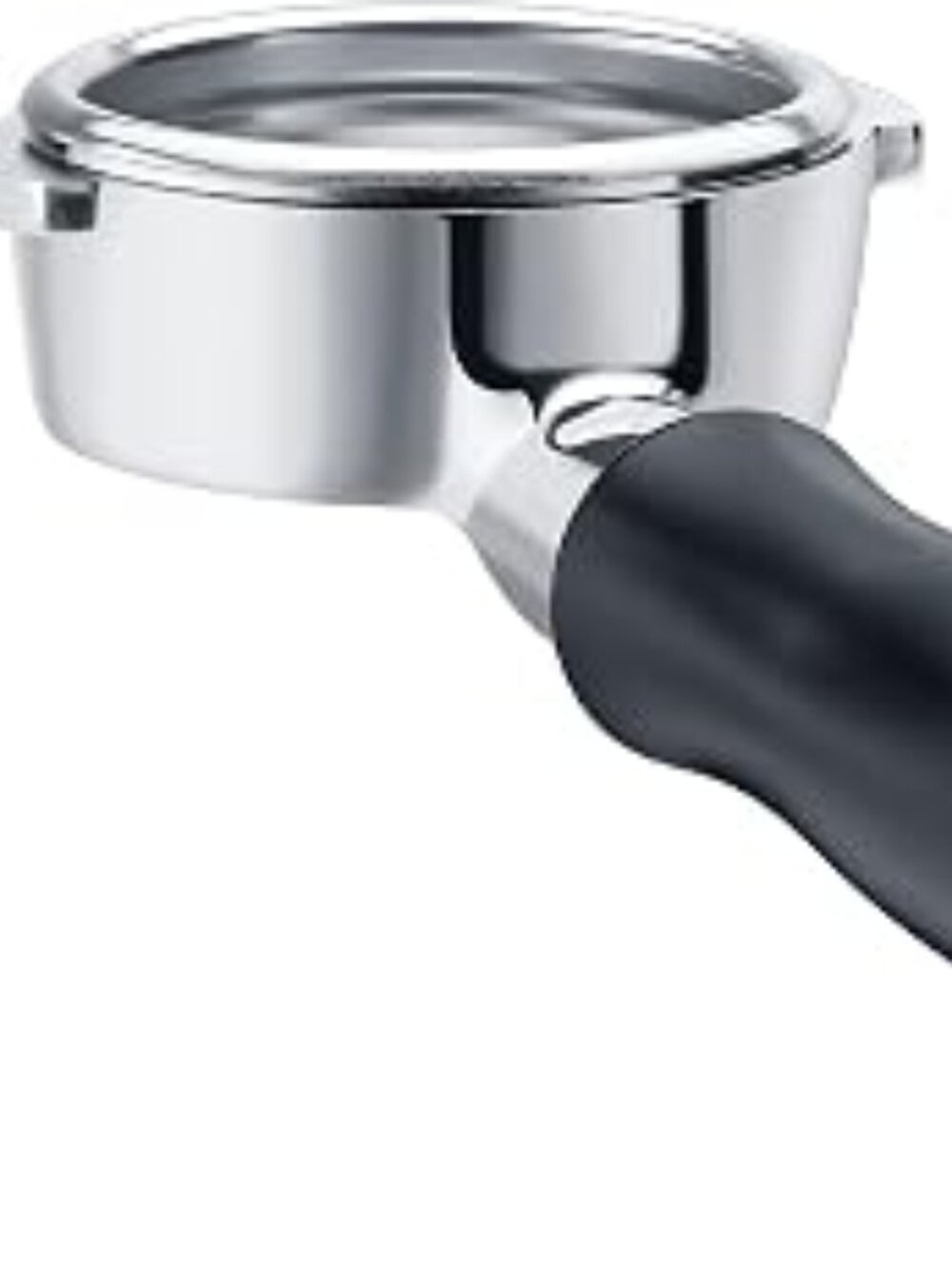 Normcore Portafilter Handle in Black and Stainless Steel Fits E61, Flair 58, ECM